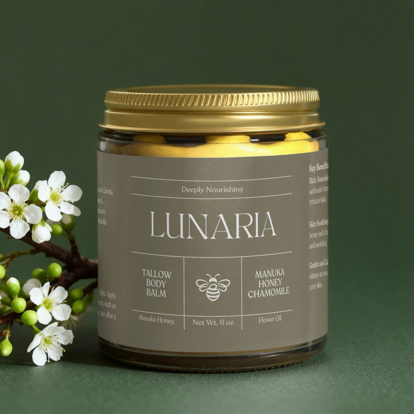 LUNARIA Manuka Honey Chamomile Body Balm